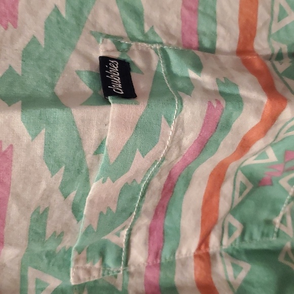 Chubbies Friday Shirt En Fuego Wild Button Down Size XL (#18) - Picture 4 of 6